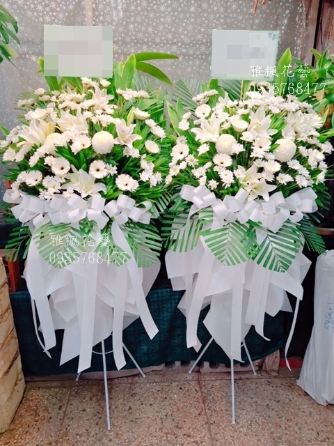 告別式花禮配送-大村鄉永靖鄉花店代送-品質準時保證