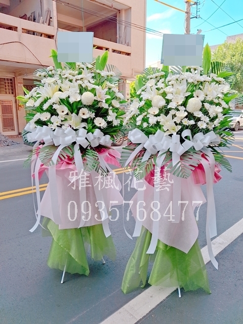 公祭高架花籃-彰化實體花店經營30多年-非轉單平台
