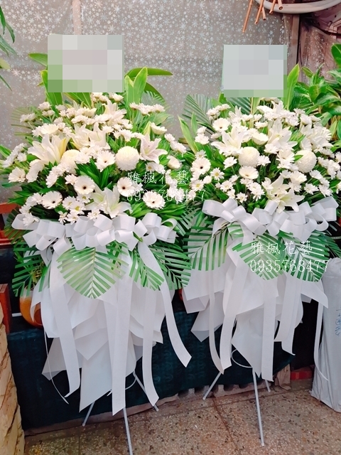 彰化精緻喪禮花藝-員林專業花店蕭先生-當地配送服務