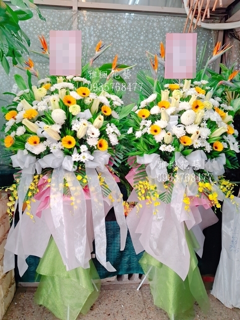 南投公祭罐頭籃-南投實體花店經營30多年-非轉單