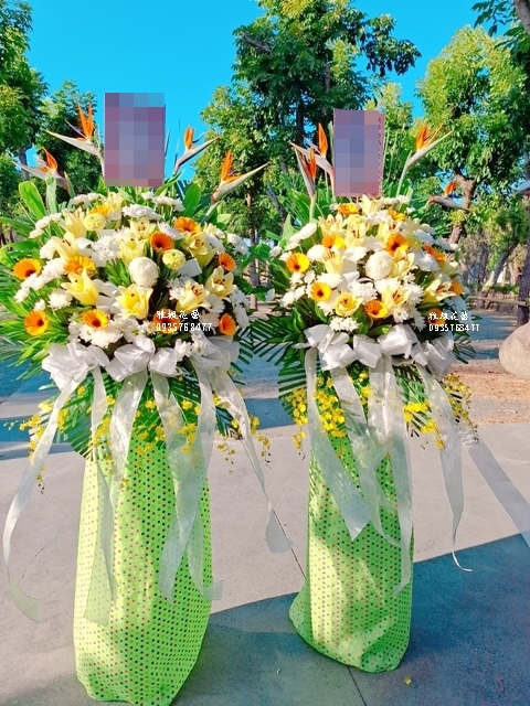 斗六告別式花禮-雲林專業花藝師手工設計-斗六全區直送