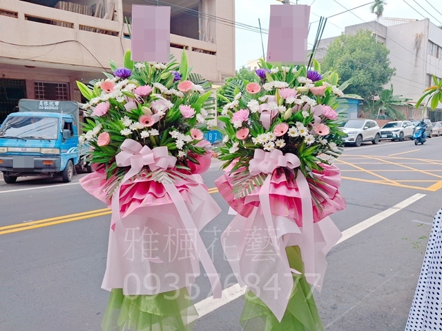 員林追思花籃推薦-資深花藝師30多年經驗-品質準時保證