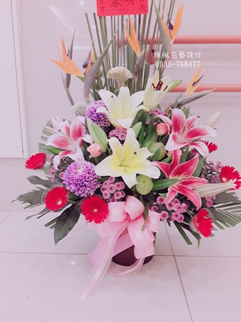 一切美好感恩祝福盆花_鹿港花店雅楓花藝